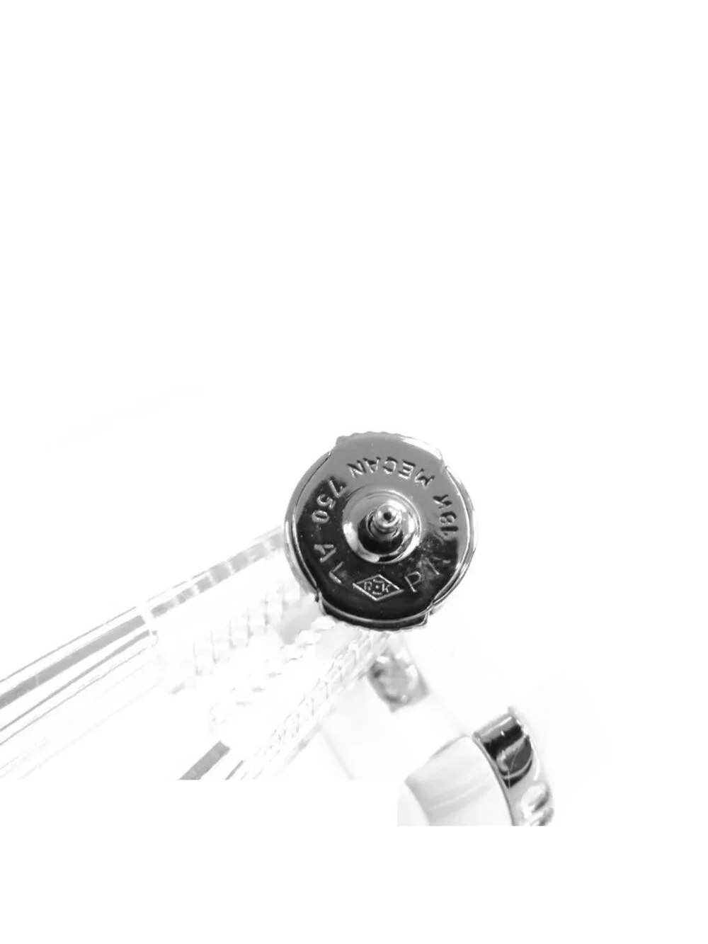 Chanel Ultra Collection Earrings White Gold 18K Ceramic